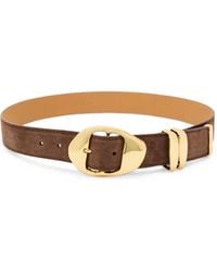 Amanu - The Grumeti Suede Sculptural-Buckle Belt - Lyst