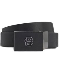 BOSS - Ceinture En Cuir À Design Réversible - Lyst
