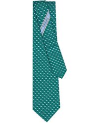 Ferragamo - Patterned silk tie - Lyst