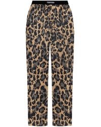 Tom Ford - Bas De Pyjama À Imprimé Léopard - Lyst