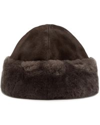 Nour Hammour - Toki Shearling Hat - Lyst