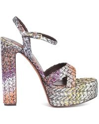 Missoni - Chevron-Knit Sandals - Lyst
