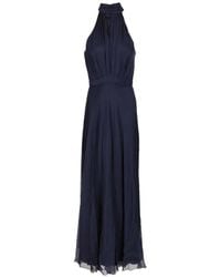Raquel Diniz - Giovanna Closed Halterneck Maxi Dress - Lyst