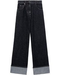 Pushbutton - Mid-rise Wide-leg Jeans - Lyst
