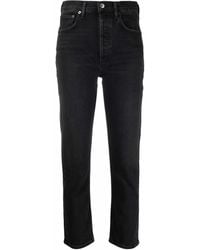 Agolde - High-Waisted Straight-Leg Jeans - Lyst