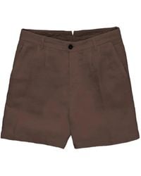 Fortela - Pleated Bermuda Shorts - Lyst