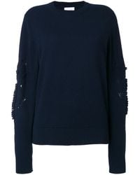 Barrie - Pull En Cachemire À Manches Texturées - Lyst