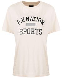 P.E Nation - Logo-print T-shirt - Lyst