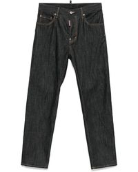 DSquared² - Cotton Contrast-Stitch Jeans - Lyst
