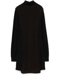 Fendi - Wool Midi Dress - Lyst