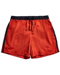 Fay - Side-stripe Swim Shorts - Lyst