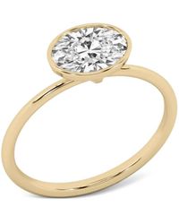 SOLO for Diamonds - X Nataliia Gotsii Solo Oval-Cut Diamond Ring - Lyst