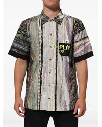Dolce & Gabbana - Graphic-Print Short-Sleeved Shirt - Lyst