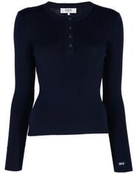 Sea - Gerippter Jane Henley-Pullover - Lyst