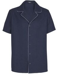 Balmain - Pb-Monogram Short-Sleeve Shirt - Lyst