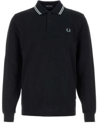 Fred Perry - M3636 Long-Sleeve Polo Shirt - Lyst