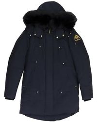 Moose Knuckles - Parka Con Capucha Y Ribete - Lyst