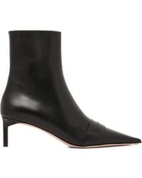 Tom Ford - 55Mm Leather Ankle Boots - Lyst