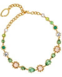 Oscar de la Renta - Stones Chain Necklace - Lyst