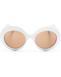 Gucci - Interlocking G Round-frame Sunglasses - Lyst