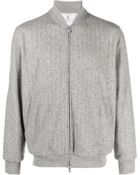 Brunello Cucinelli - Cardigan Mit Reißverschluss - Lyst