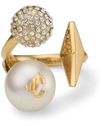 Jimmy Choo - Multi-Charm Ring - Lyst