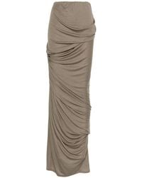 Entire studios - Dia Draped-Design Maxi Skirt - Lyst