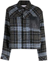 Izzue - Plaid-check Pattern Shirt Jacket - Lyst