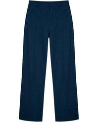 Isolda - Pantalones rectos con detalle de bolsillo - Lyst