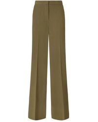 Pinko - High-Waisted Tailored Trousers With Pressed Creases - Lyst