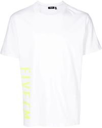 FIVE CM - Rear-Logo Crew-Neck T-Shirt - Lyst