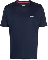 Kiton - Logo-Embroidered T-Shirt - Lyst