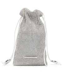 STUDIO AMELIA - Pebble Crystal-embellished Pouch Crossbody Bag - Lyst
