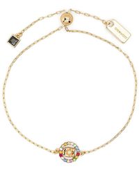 COACH C Chain Link Frienship Slider Bracelet in Gold (Metallic) | Lyst
