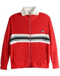 adidas - Sudadera a rayas con cremallera - Lyst
