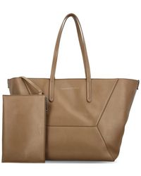 Brunello Cucinelli - Leather Double-Handle Tote Bag - Lyst