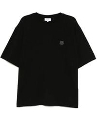 Maison Kitsuné - Camiseta Con Parche Bold Fox Head - Lyst