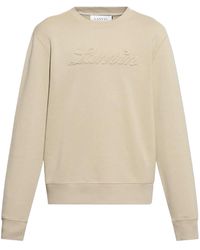 Lanvin - Sweatshirt Mit Logo - Lyst