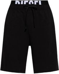 DIESEL - Devin-D-Pop Logo-Waistband Shorts - Lyst