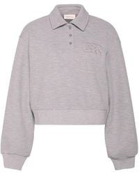 Calvin Klein - Buttoned Logo-Detail Polo Shirt - Lyst