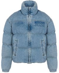 Moschino - Cotton Puffer Jacket - Lyst