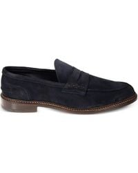 Tricker's - Adam Penny Suede Loafers - Lyst