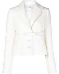 Courreges - Notched-Lapel Single-Breasted Blazer - Lyst