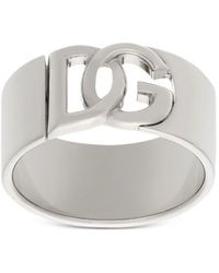 Dolce & Gabbana - Dg Cut-out Band Ring - Lyst