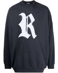 Raf Simons - Felpa Oversize Con Stampa - Lyst