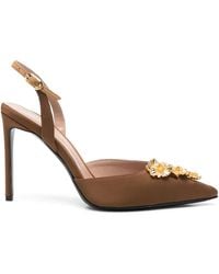 Ginissima - X Moogu Pumps Con Applicazione Floreale 100Mm - Lyst