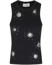 Des Phemmes - Embellished Tank Top - Lyst