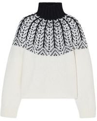 Closed - Jersey De Punto De Intarsia Con Cuello Alto - Lyst