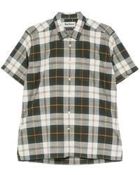 Barbour - Tartan-Pattern Short-Sleeve Shirt - Lyst