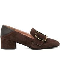 Bally - Buckle Court Pumps - Lyst